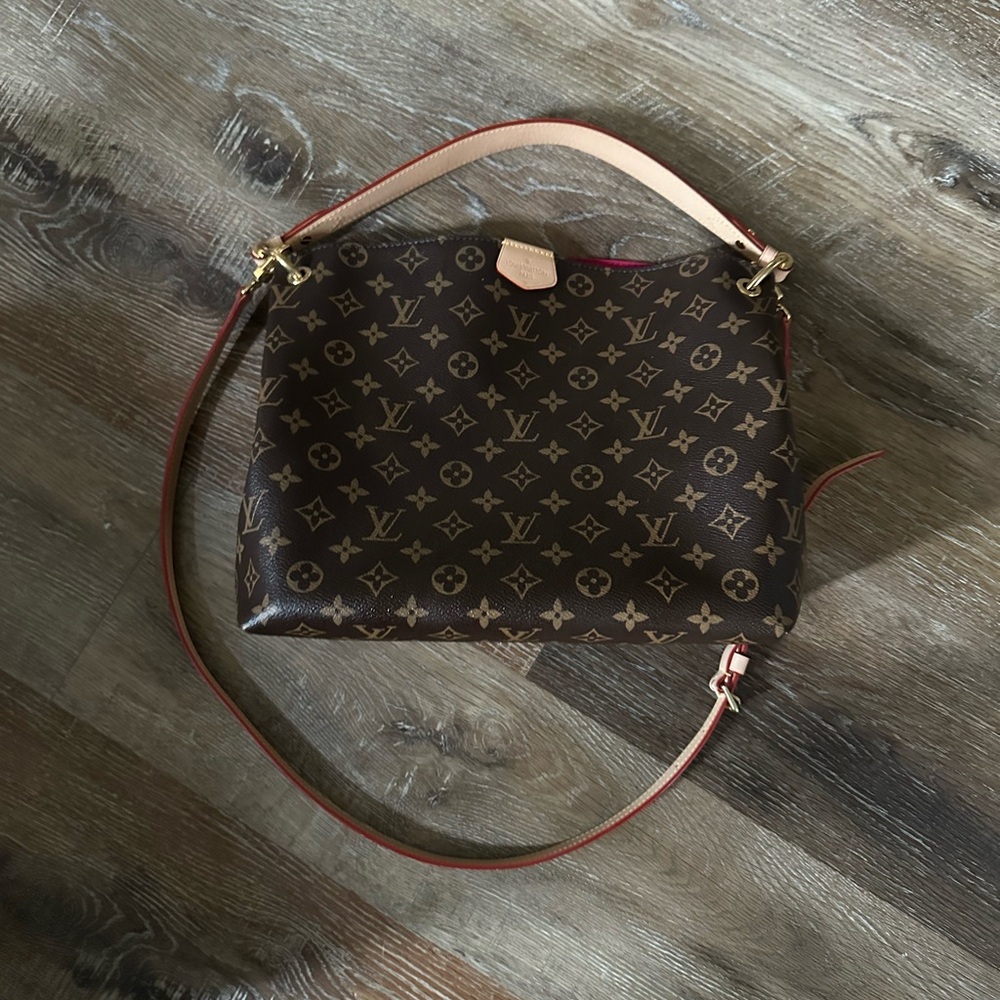 Louis Vuitton Dark Brown Monogram Shoulder Bag